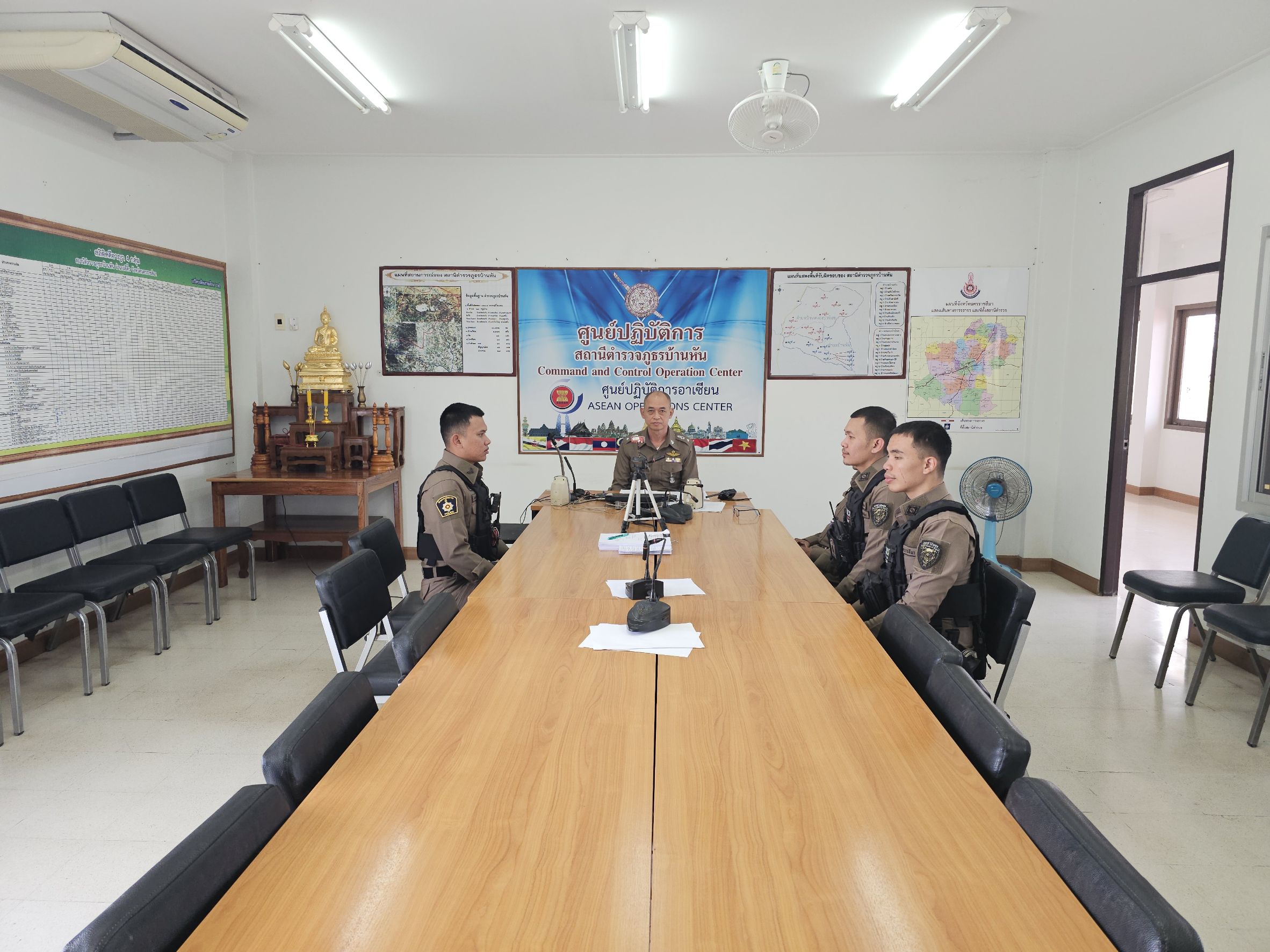 ประชุมงานป้องกันปราบปรามและงานจราจร